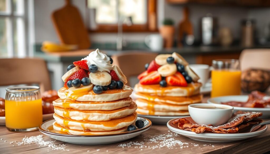 pancake toppings and side dishes