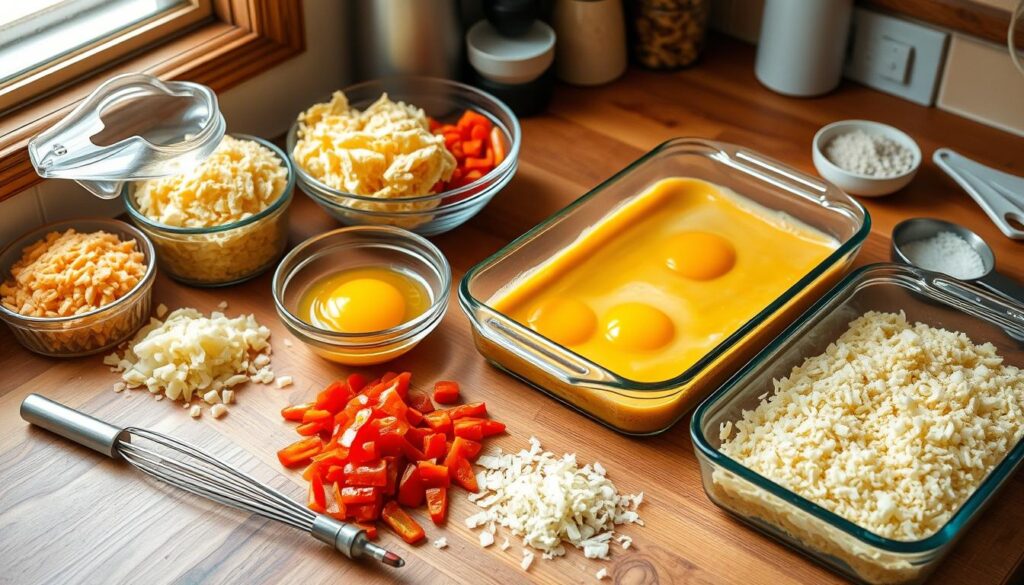 Breakfast Casserole Hash Browns Preparation