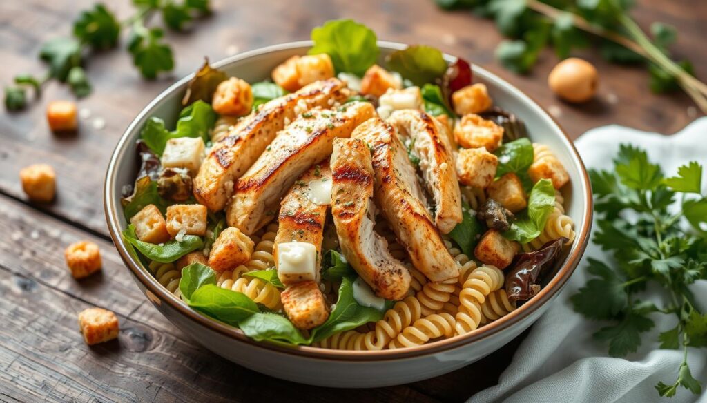 Chicken Caesar Pasta Salad