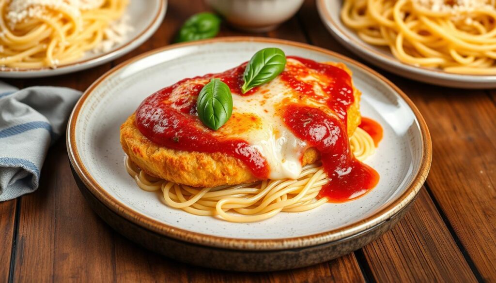 Classic Chicken Parmesan Dish