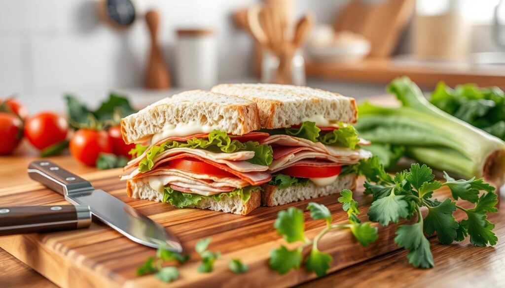 Club Sandwich Cutting Techniques