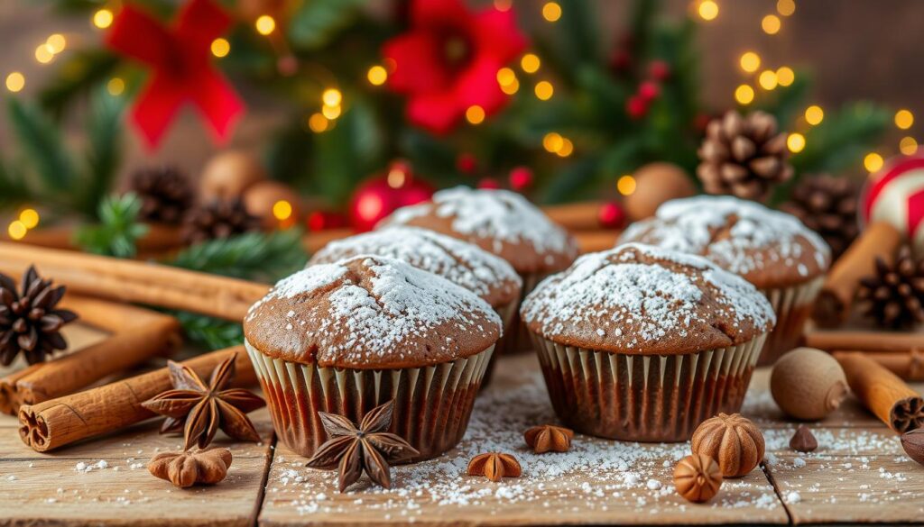 Gingerbread Muffins Holiday Spices