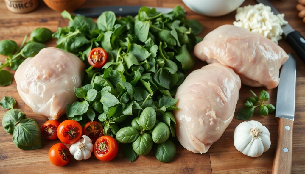 Stuffed Chicken Breast Ingredients