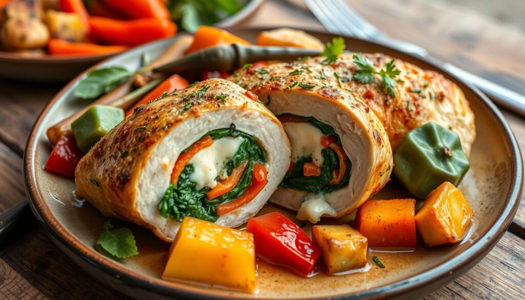 Stuffed chicken breast