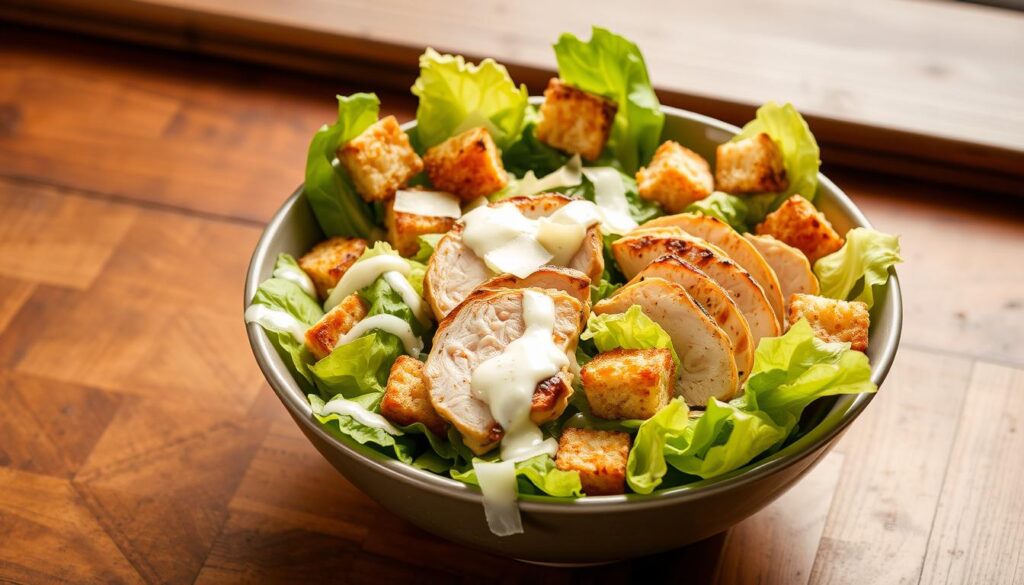 chicken caesar salad from panera