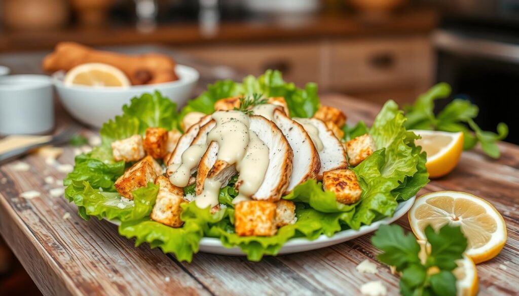 chicken caesar salad nutrition information