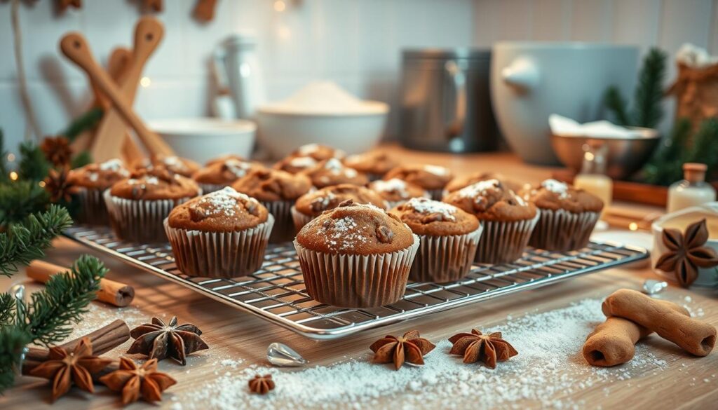 gingerbread muffins