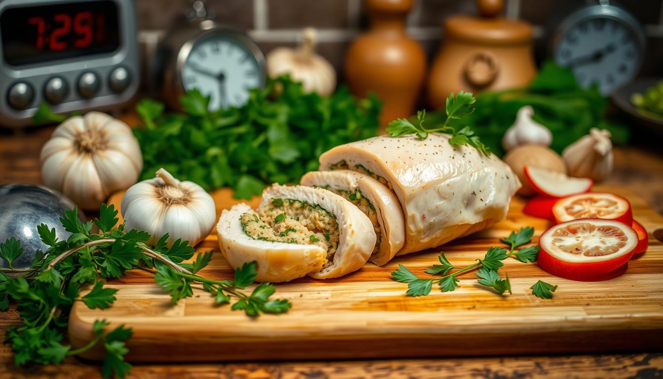 how long to cook stuffed chicken breast