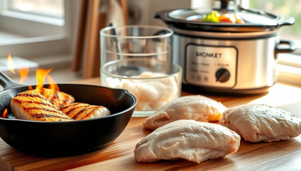 Alternate cooking methods for chicken breast