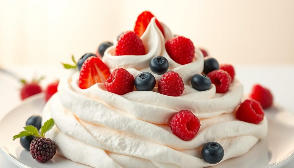 Meringue Pavlova Dessert