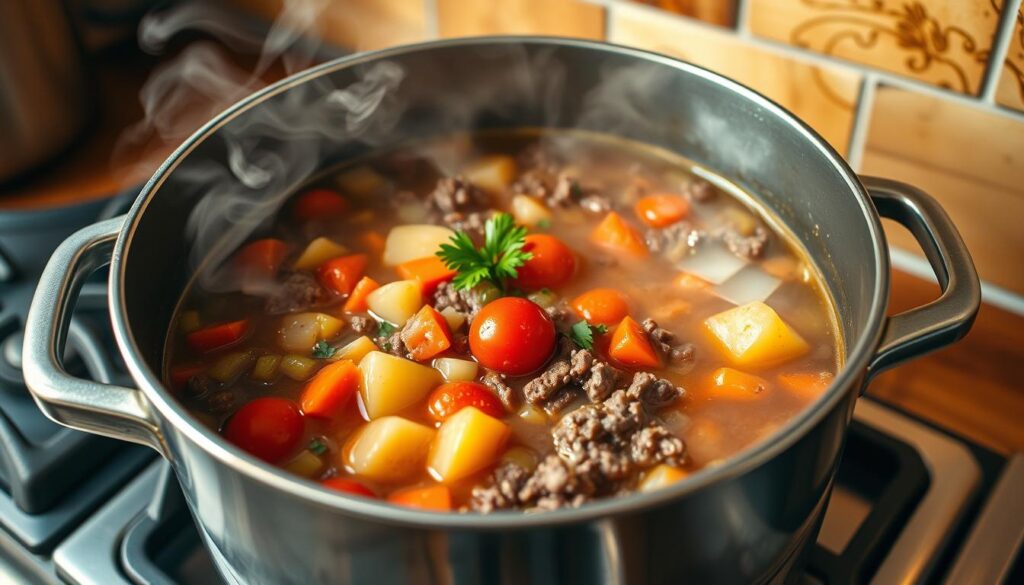 ground beef soup