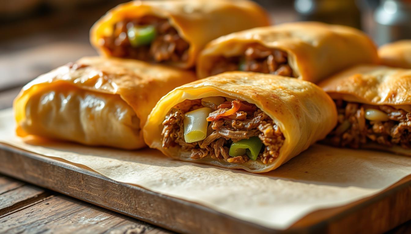 philly cheesesteak egg rolls