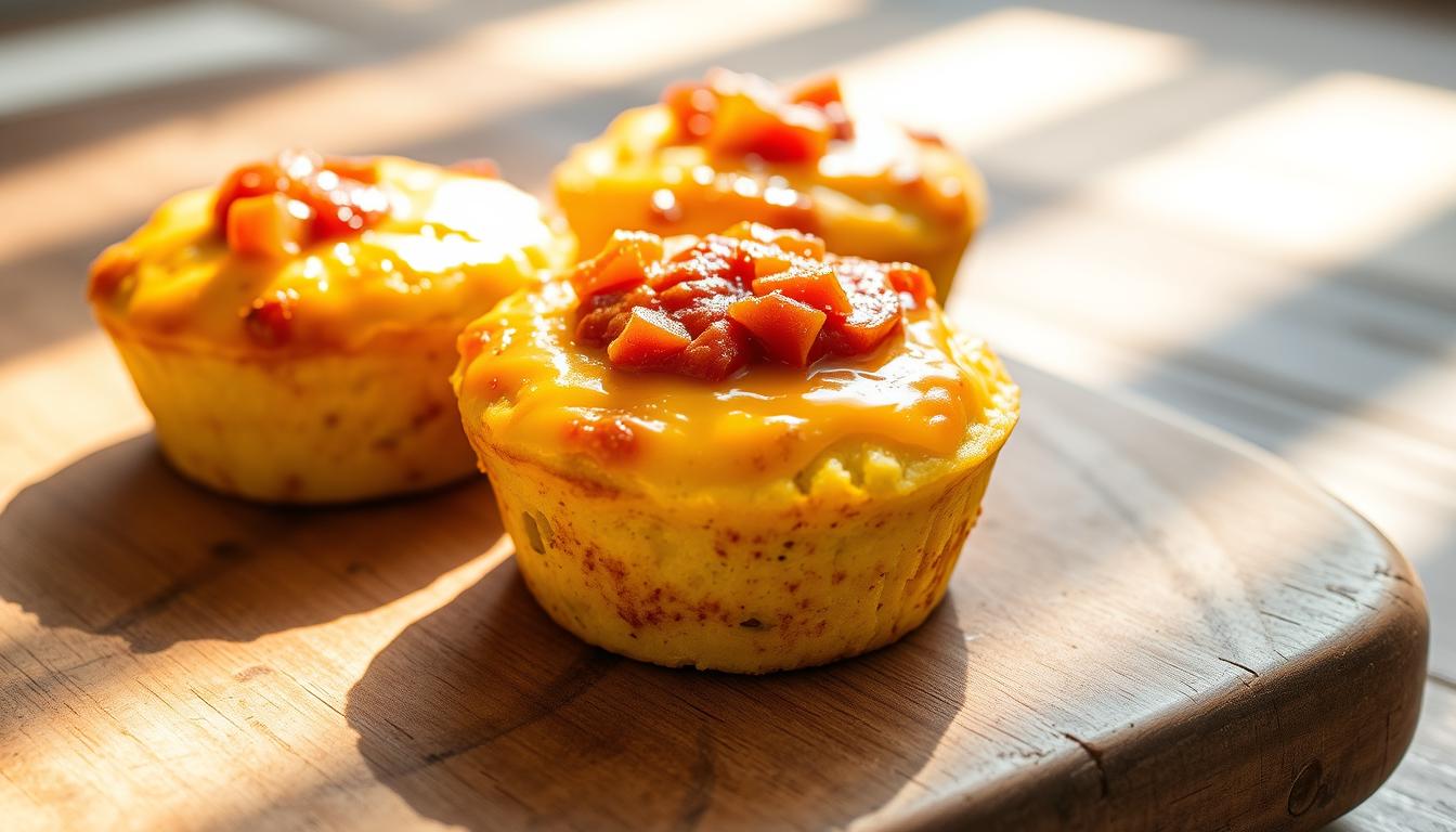 Cheesy Salsa Egg Muffins