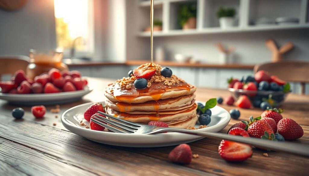 Protein Pancake Bowl Preparation