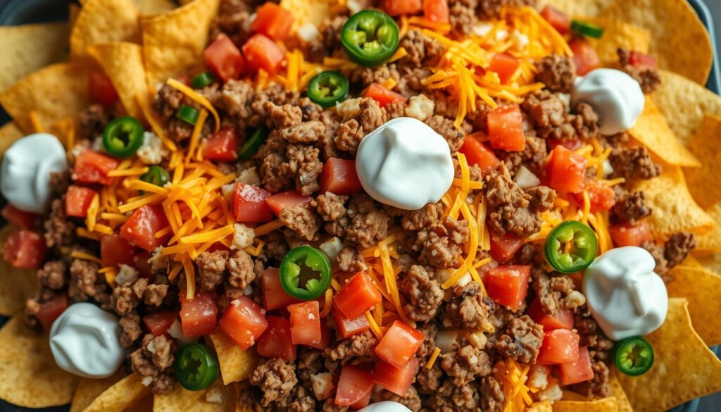 Tex-Mex Loaded Nachos Toppings